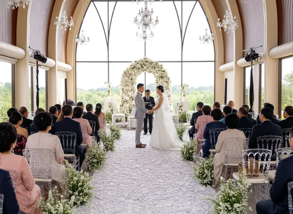 Acara Intimate di Ruangan View Kaca
