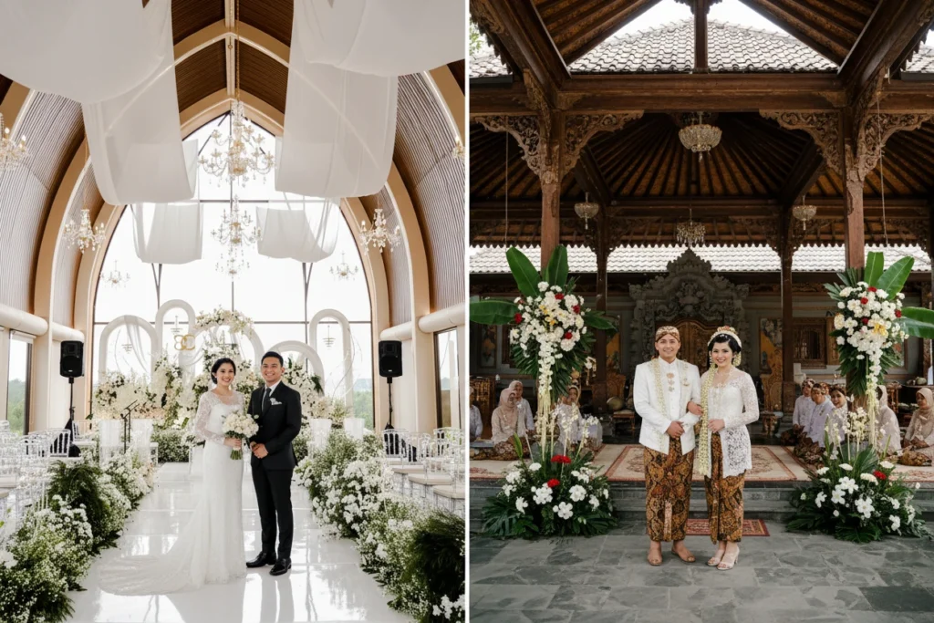 venue unik vs venue tradisional
