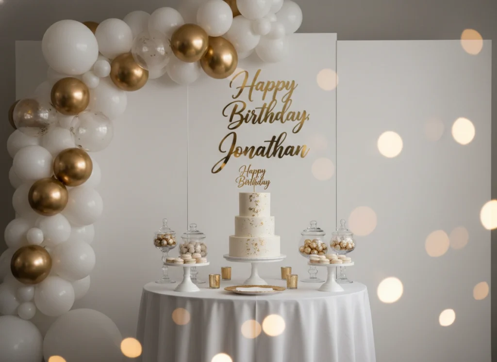 White and Gold Elegant Theme